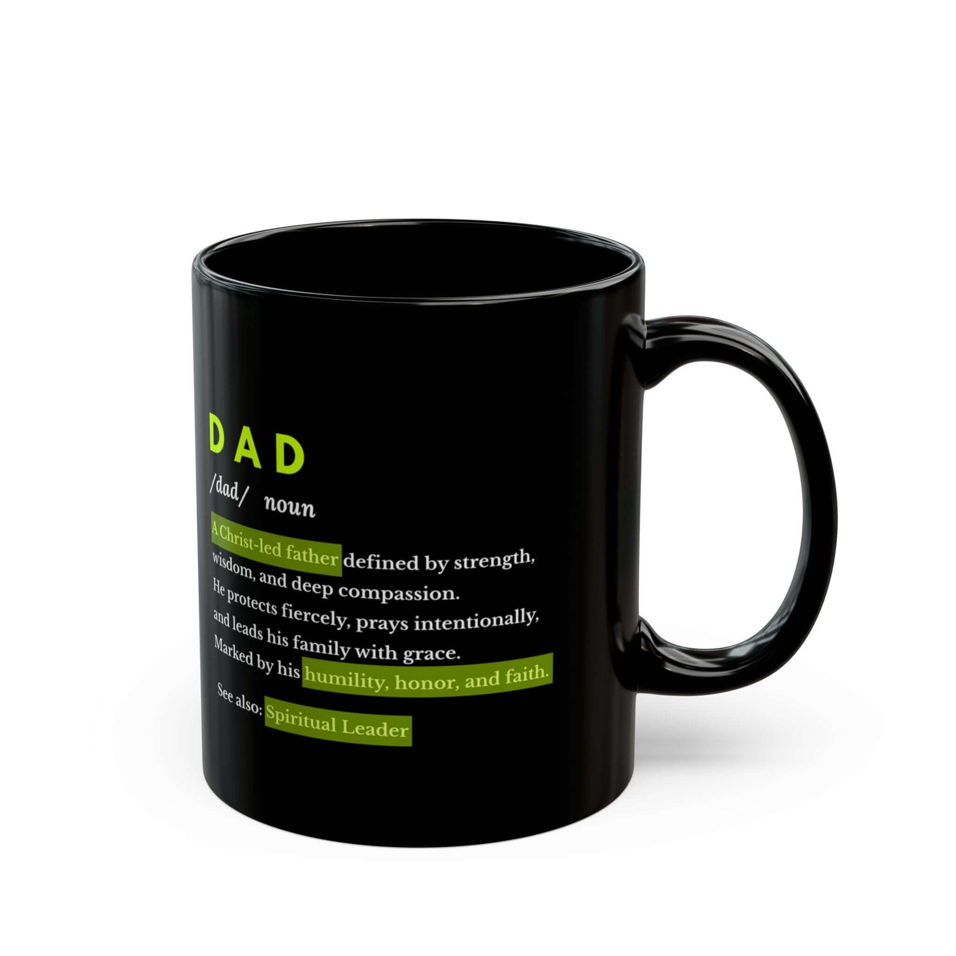 DAD Dictionary Mug – Spiritual Dad Gift for Father’s Day - Scripture on Wears
