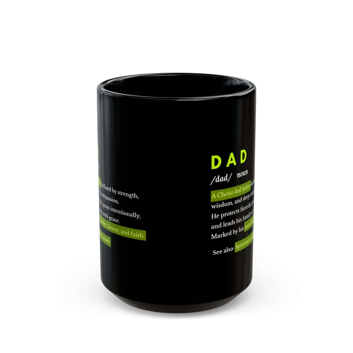 DAD Dictionary Mug – Spiritual Dad Gift for Father’s Day - Scripture on Wears