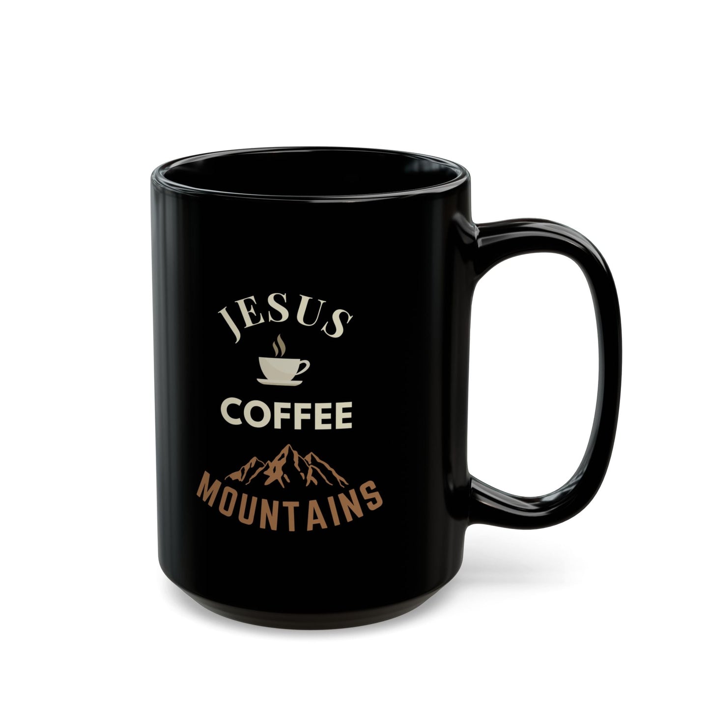 Jesus, Coffee, Mountains Mug - Scripture on Wears