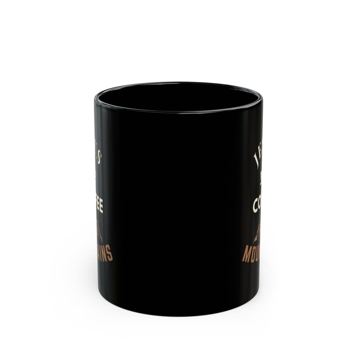Jesus, Coffee, Mountains Mug - Scripture on Wears