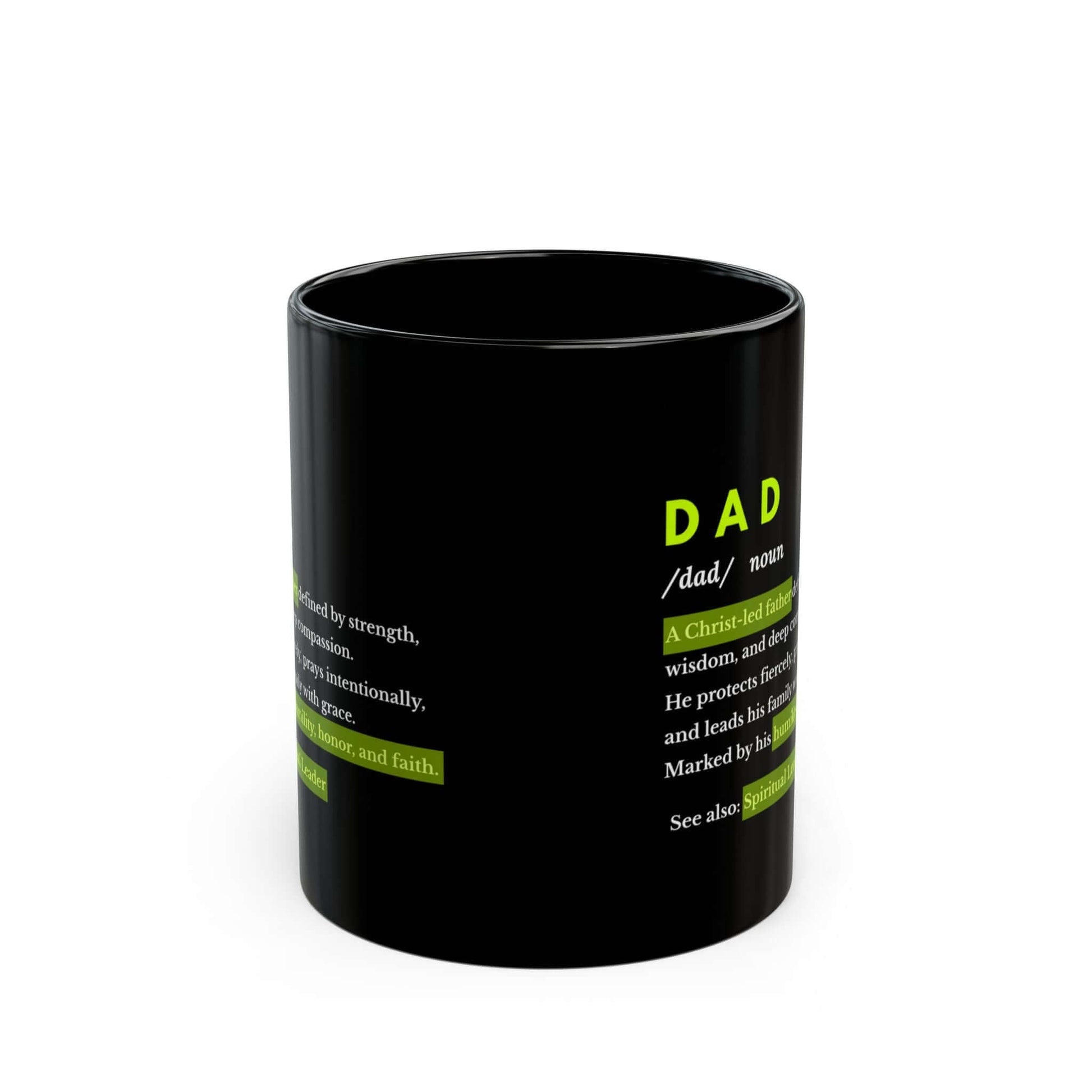 DAD Dictionary Mug – Spiritual Dad Gift for Father’s Day - Scripture on Wears