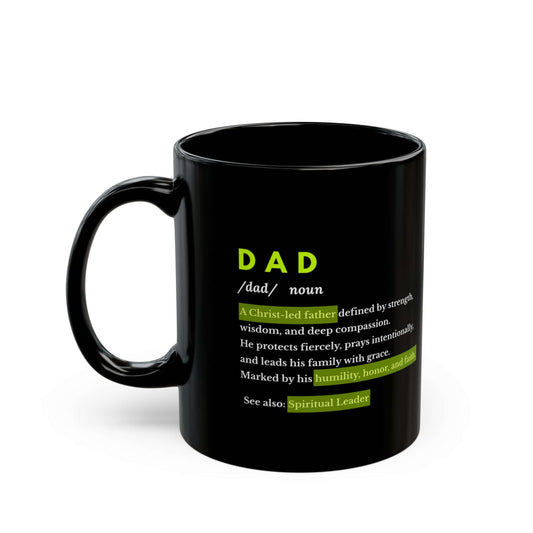 DAD Dictionary Mug – Spiritual Dad Gift for Father’s Day - Scripture on Wears